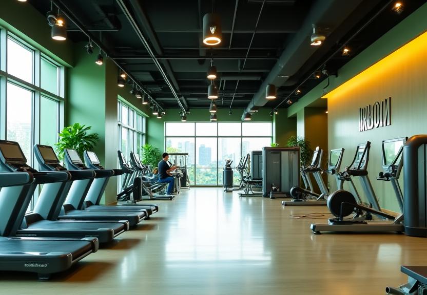 Ironbloom Wellness modern fitness center interior